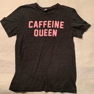 Designer Tee | “Caffeine Queen” | Size M